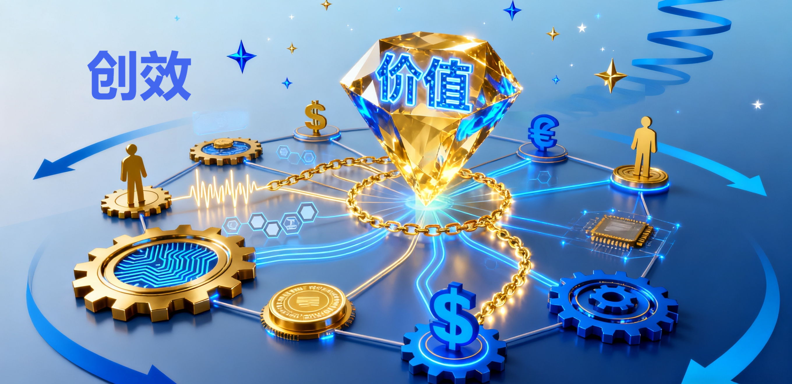 数字创意产业价值链示意